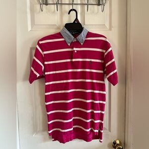 Polo by Ralph Lauren Pink Short Sleeve Polo Top